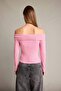 Boat Neck Long Sleeve T-Shirt G5054Ax25Wn - 6