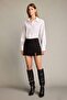 Slim Fit Tight-Fitting Slit Shorts Skirt G5057Ax25Wn - 2