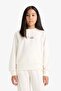 Relax Fit Crew Neck Printed Modal Sweatshirt for Girls F2793A825Au - 6