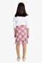 Checkered Tulle Skirt for Girls G1609A825Au - 8