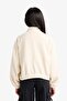 Oversize Wide Fit Snap Fastener Sweatshirt for Girls F0089A825Au - 6
