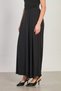 Women's wide leg trousers skirt - black - 3