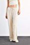 Relax Fit Elastic Waist Straight Leg Modal Trousers G1086Ax25Sm - 5