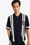 Relax Fit Polo Neck Short Sleeve Buttoned Knitwear T-Shirt F8553Ax25Au