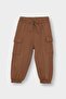 100% Cotton Elastic Waist Cargo Sweatpants for Baby Boy F7596A525Wn - 2