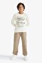 Jogger Fit Gabardine Trousers for Boys F5038A825Wn - 2