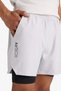 Slim Fit Tight-Fitting Sportsman's Woven Shorts with Inner Tights F0010Ax25Au - 3