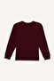 Boy's Crew Neck Basic Plain Soft Fleece Sweatshirt E9595A825Au - 6