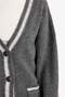 Oversized Wide Fit V-Neck Buttoned Cardigan F9556Ax25Wn - 5