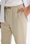 Regular Fit Belted Lace-Up Straight-Leg Sweatpants F0308Ax25Au - 5