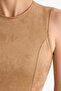 Crew Neck Suede Tank Top G2847Ax25Au - 6