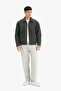 Oversize Wide Fit Shirt Collar Elastic Waist Zipper Inside Pocket Velvet Coat E9186Ax25Au - 2