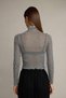 Turtleneck Striped Long Sleeve T-Shirt G0741Ax25Sm - 5