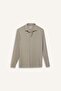 100% Cotton Regular Fit Polo Collar Long Sleeve Basic Shirt E7741Ax25Au - 7