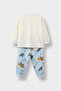 4-Piece Pajama Set Airplane Printed Long Sleeve Combed Cotton Top Long Bottom Baby Boy F7200A525Au - 7