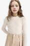 Fitted Crew Neck Knitwear Sweater for Girls E9849A825Au - 2