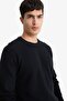 Standard Fit Crew Neck Basic Long Sleeve Knit Sweater A8458Ax25Wn - 5
