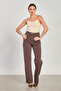 Women's Straight Jean Pants - Bitter Brown