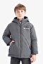 Windproof Water Repellent Hooded Zippered Pocket Coats Boys C4318A825Au - 3