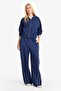 Elastic Waist Wide Leg Sweatpants F9618Ax25Au - 2