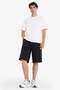 100% Cotton Baggy Fit Lace-Up Waist Straight Leg Shorts F0185Ax25Sm - 3