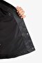Water Repellent Regular Fit Snap Fastener Faux Leather Inner Pocket Jacket Coat F9779Ax25Wn - 6