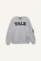 Yale University Oversized Wide Fit Crew Neck Sweatshirt F9527Ax25Au - 4