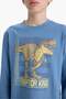 100% Cotton Dinosaur Printed Elastic Waist Pajama Set for Boys F1891A825AU - 5