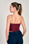 Women's Rope Strap Crop Tank Top - Cherry - 5