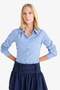Fitted Poplin Long Sleeve Shirt G0996Ax25Au - 3
