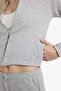 Slim Fit Slim Fit Hooded Modal Zippered Sweatshirt F7651Ax25Au - 5