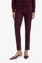 Cigarette Regular Waist Straight Leg Satin Trousers J8743Az25Wn - 4