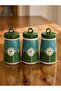 3-Piece Luxury Bird Green Soho Vacuum Jar Set - 2
