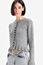 Regular Fit Crew Neck Knitwear Cardigan F3888Ax25Wn - 3