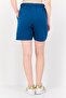 Women Sportswear Fit Training Shorts, Teal Blue - 3