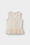 V-Neck Buttoned Tulle Sleeveless Blouse Baby Girl G1555A525Au - 2