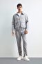 Relax Fit Polo Collar Pocket Inside Pocket Detail Zippered Lined Seasonal Coat F0417Ax25Au - 4
