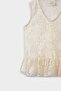 V-Neck Buttoned Tulle Sleeveless Blouse Baby Girl G1555A525Au - 3