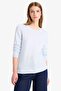 Regular Fit Crew Neck Sweater Sweater F7091Az25Wn - 5