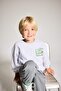 Crew Neck Dinosaur Printed Soft Fleece Inside Sweatshirt for Baby Boy F5020A525Au - 3