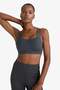 Laser Cut Breathable Fabric Adjustable Straps Sports Bra F0032Ax25Au - 3