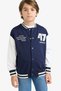Printed College Collar Bomber Jacket for Boys F4550A825Au