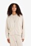 Long Sleeve College Collar Bomber College Collar Zippered Soft Textured Modal Bomber Cardigan F1025Ax25Au - 3