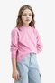 Standard Fit Crew Neck Knitwear Sweater Girls C6902A825Au - 3