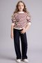 Standard Fit Crew Neck Knitwear Sweater Girls C6903A825Au - 2