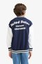 Printed College Collar Bomber Jacket for Boys F4550A825Au - 6
