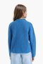Standard Fit Crew Neck Striped Knitwear Sweater Girl Child E7735A825Au - 6
