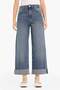 100% Cotton Baggy Fit High Waist Folded Leg Jeans E9134Ax25Au - 2