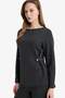 Regular Fit Boat Neck Pique Long Sleeve T-Shirt G3393Ax26Sp - 4