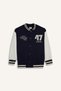 Printed College Collar Bomber Jacket for Boys F4550A825Au - 7